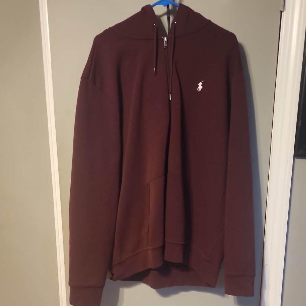 Polo by Ralph Lauren Brown Zip Up Sweater